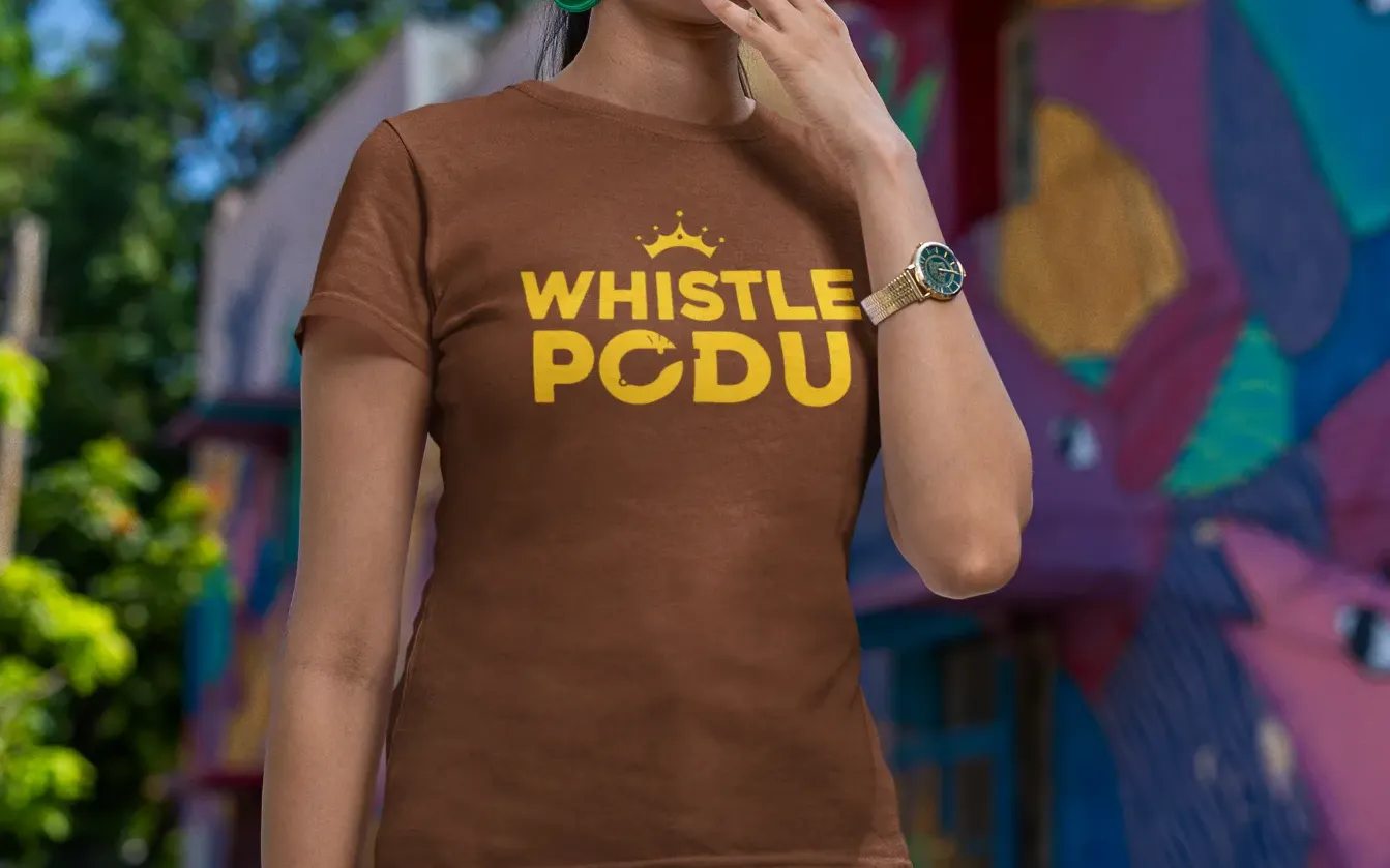 Whistle Podu CSK T-Shirt