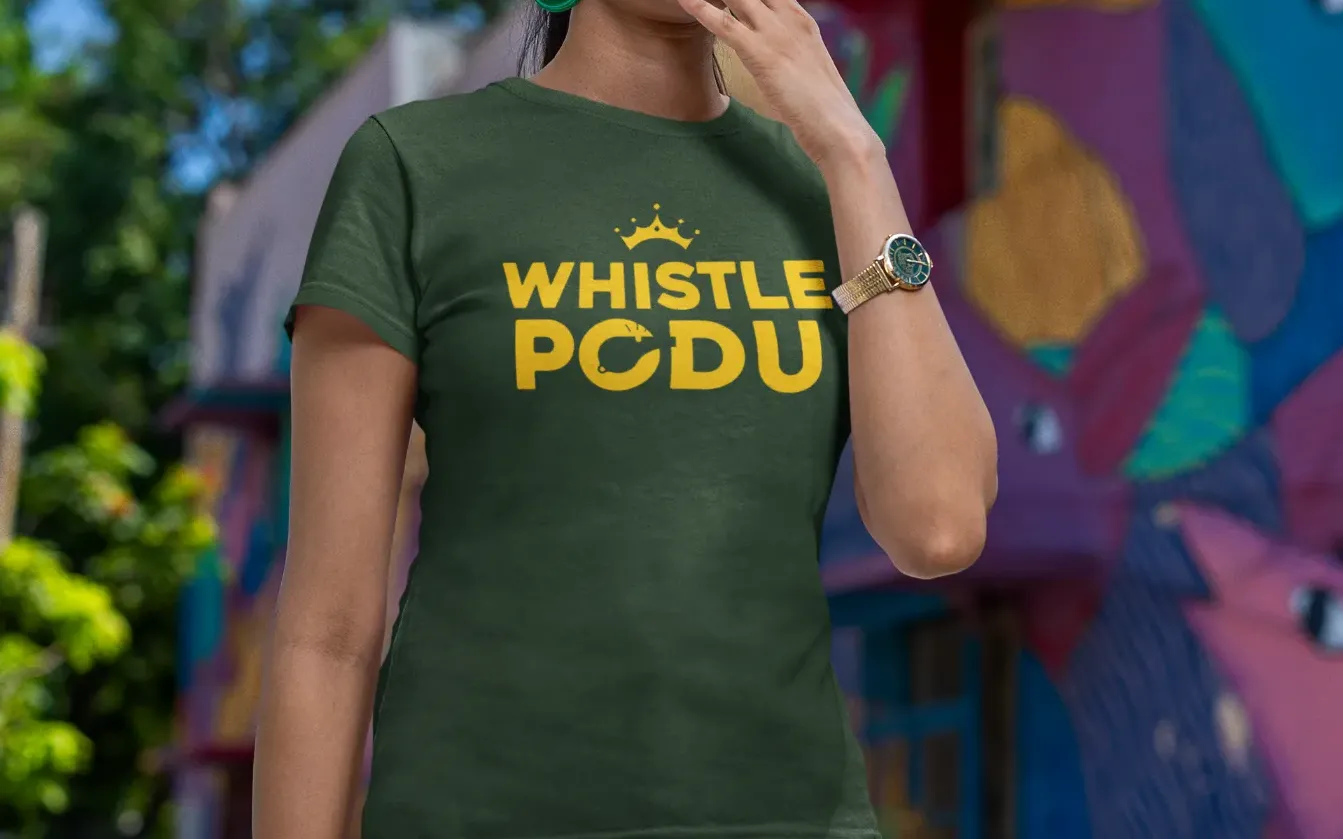 Whistle Podu CSK T-Shirt