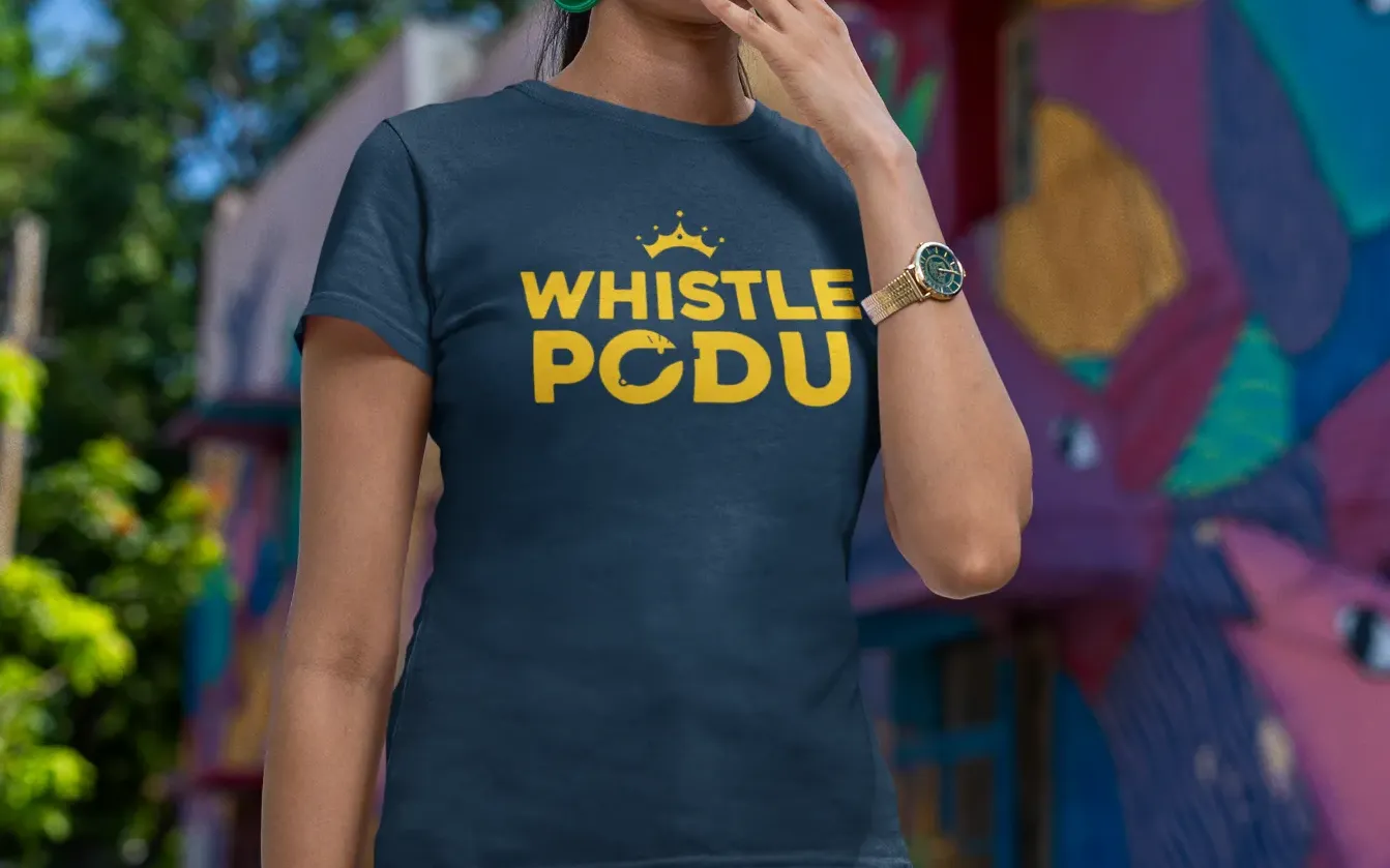 Whistle Podu CSK T-Shirt